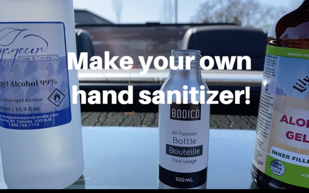 Make your own hand sanitizer!